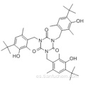 Isocianurato de tris (4-terc-butil-3-hidroxi-2,6-dimetilbencil) CAS 40601-76-1